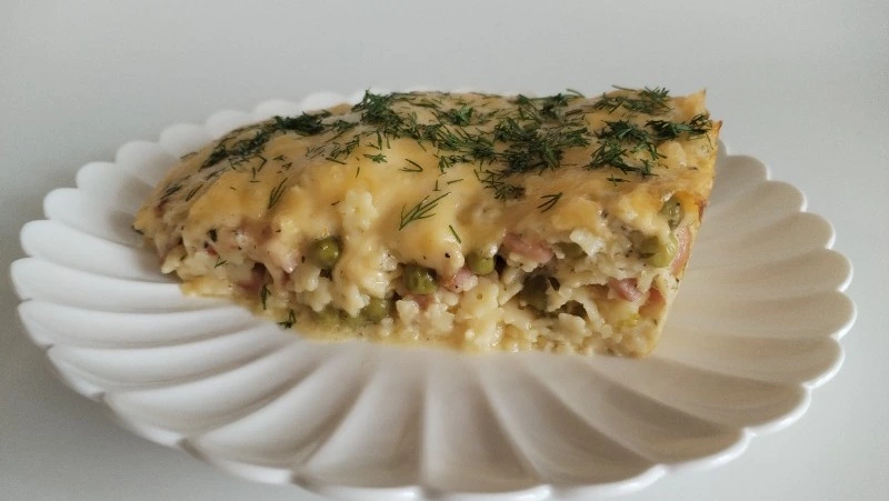 Запеканка под сырной корочкой