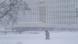 Мощный циклон охватил значительную часть Сахалина