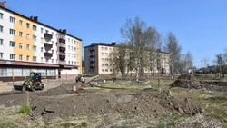Новый сквер начали строить в Поронайске по программе ФКГС