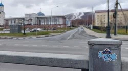 Стикеры московского художника украсили улицы Южно-Сахалинска. На них нарисован похититель носков