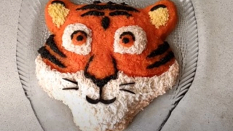 Салат «Тигренок» на Новый год: простой и вкусный рецепт