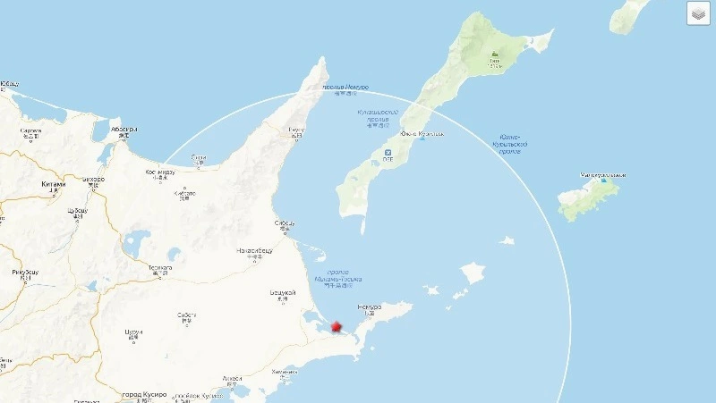 Землетрясение магнитудой 4,0 зафиксировали у берегов Южных Курил и Японии  