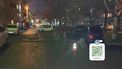 В Южно-Сахалинске девушка пострадала, создав помеху авто, двигаясь спиной вперед