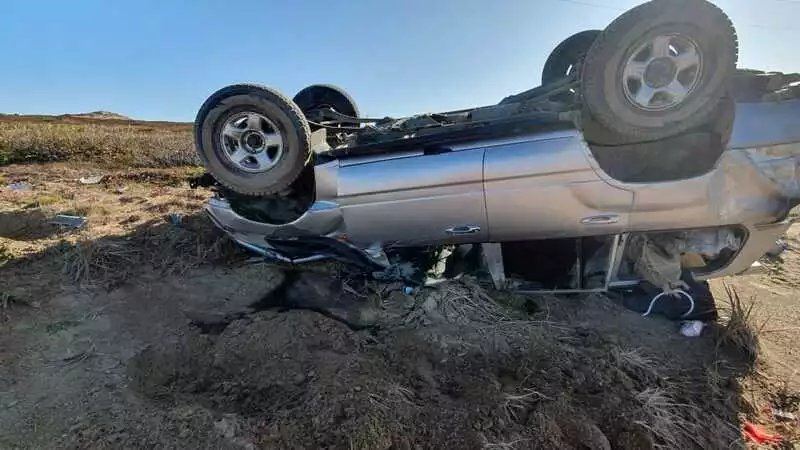 На Сахалине пьяный водитель будто специально подобрал пейзаж для аварии