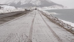 Разрушенный участок автодороги Южно-Сахалинск — Оха восстановили 