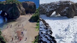 «Зима или лето?»: путешественник сравнил локации Сахалина в разные времена года
