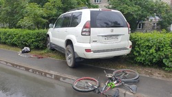 Велосипедиста сбили в центре Южно-Сахалинска