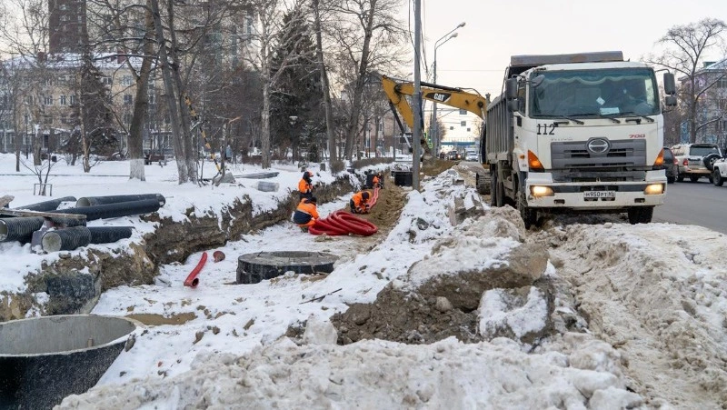 Ремонт первого участка проспекта Мира завершают в Южно-Сахалинске