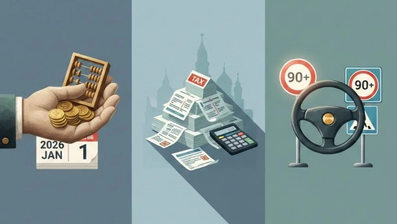 Пенсии, налоги, выплаты и ПДД: новые законы с 1 января 2026 года в России
