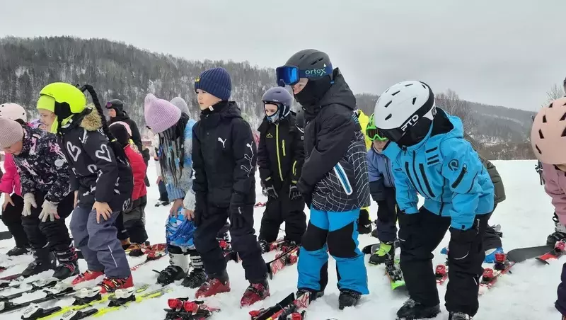В Углегорском районе завершили горнолыжный сезон на склоне «Белая Сова» 