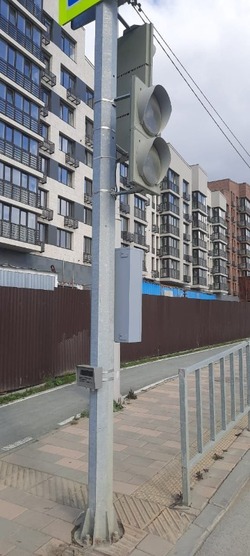 На улице Пограничной в Южно-Сахалинске заработает новый светофор