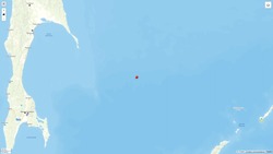 Землетрясение магнитудой 4,0 произошло у берегов Сахалина и Южных Курил 21 декабря