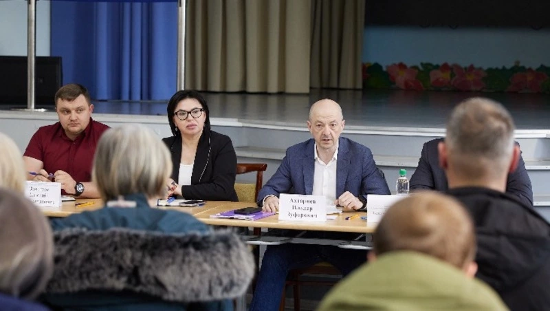 Вице-мэр Ильдар Ахтариев провел встречу с жителями Владимировки