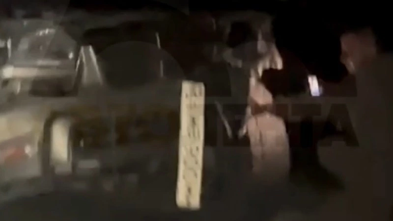 Жесткое ДТП с участием внедорожника и кроссовера произошло возле Южно-Сахалинска