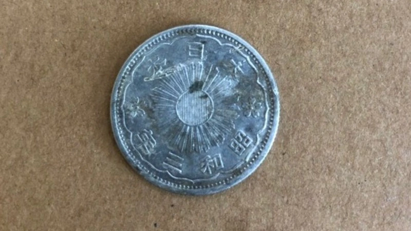 Кладоискатель откопал на сахалинском картофельном поле старинные монеты и японский жетон