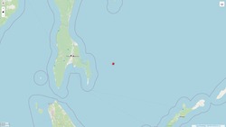 Землетрясение магнитудой 3,8 зарегистрировали возле Сахалина днем 4 апреля