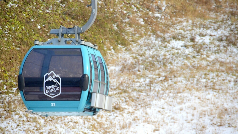 Канатную дорогу на «Горном воздухе» готовят к зиме