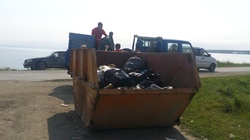 Территорию лагуны Буссе очистили от мусора