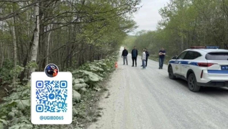 Мотовездеход перевернулся на корсаковской трассе