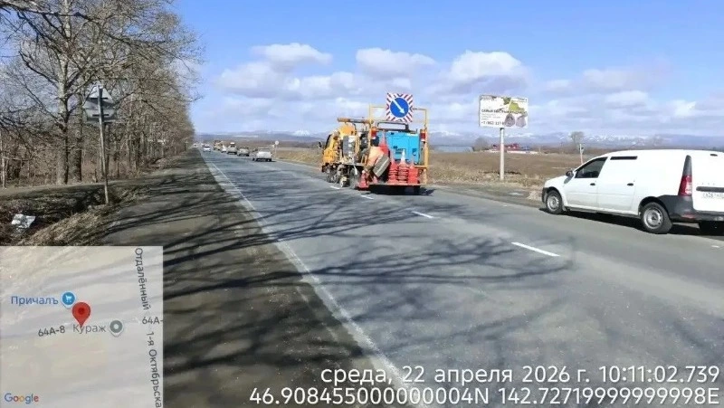 Дорожные службы Южно-Сахалинска обновят 490 километров разметки