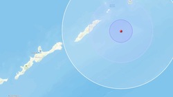 Второе землетрясение за сутки произошло у берегов Курильских остров в Тихом океане