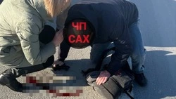 Легковушка сбила пешехода на встречной полосе в Южно-Сахалинске 