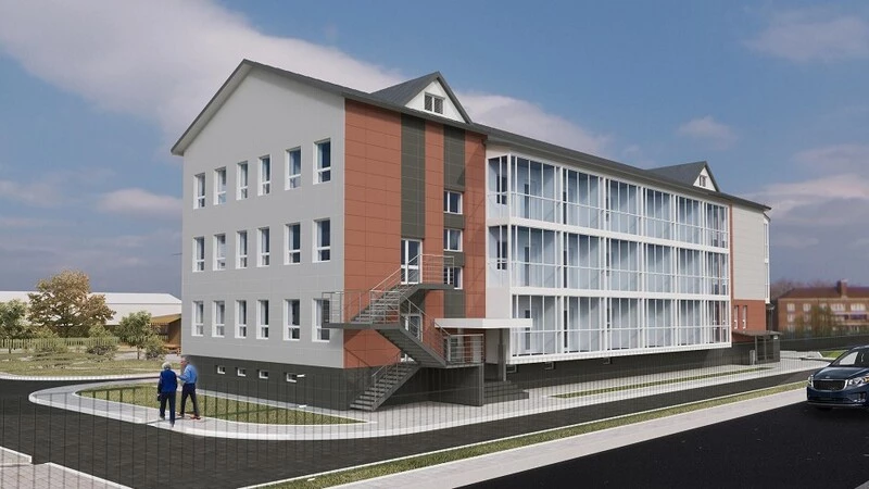 Парикмахерская, столовая, медкабинет: в Ногликах достраивают новый дом-интернат для престарелых