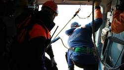 Тренировку на мысе Крильон провели спасатели МЧС России