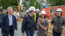 Строительство новой школы искусств в Луговом вышло на финишную прямую