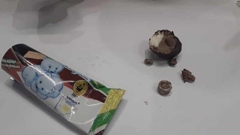 Сахалинка нашла железку в сладком сырке