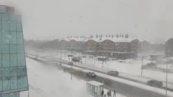 Зимние пейзажи с колеса обозрения показали жителям Южно-Сахалинска