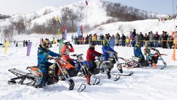 Первый этап чемпионата по кросс-сноубайку прошел в Невельском районе