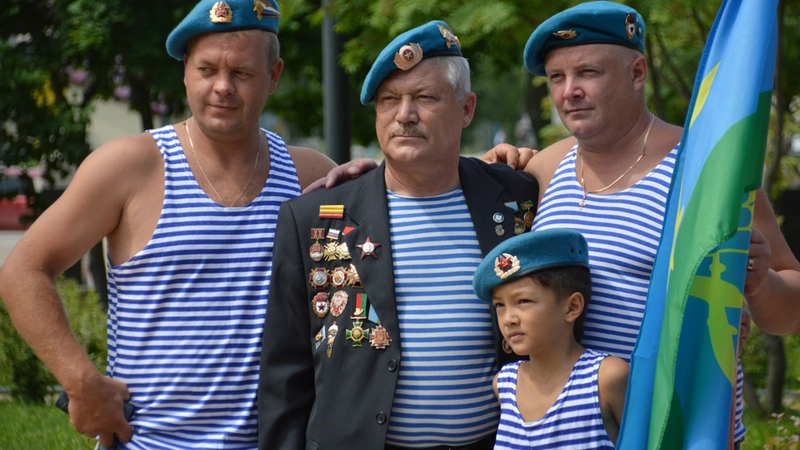 День ВДВ отметили на Сахалине