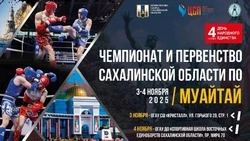 Чемпионат и первенство по муай-тай проведут в Южно-Сахалинске