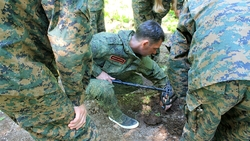 Ребята в «Сахалинском Артеке» перевоплотились в поисковиков