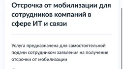 На Госуслугах открыли сервис для подачи заявлений на освобождение от мобилизации