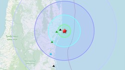 Землетрясение силой от 4 до 5 баллов произошло на севере Сахалина 1 октября