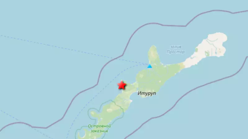 На Итурупе произошел мощный подземный толчок