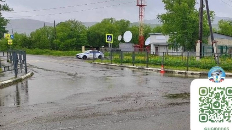 Ребенок на мопеде пострадал в Макаровском районе