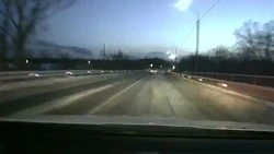 Гонки по льду устроил водитель на трассе Южно-Сахалинск — Оха