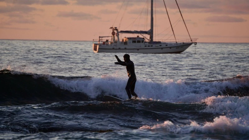 Российская путешественница открыла новые споты для серфинга на Курилах 