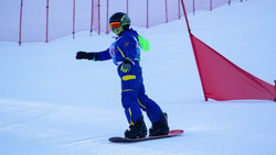 Сахалинцы поборолись за звание самого быстрого сноубордиста
