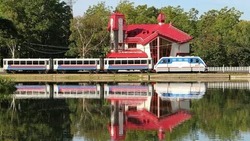 В парке Гагарина Южно-Сахалинска на детской железной дороге открыли летний сезон