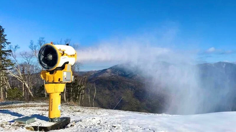 На сахалинском «Горном воздухе» начали искусственное оснежение трасс