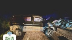 Внедорожник въехал в минивэн в Южно-Курильском районе