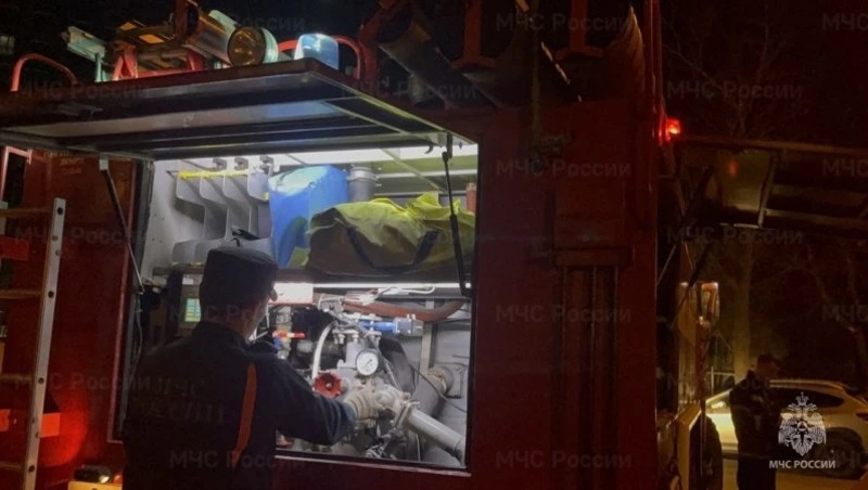 В селе Орлово Смирныховского района сгорела баня