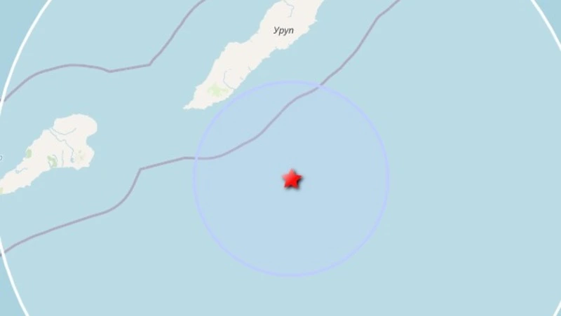 Четырехбалльное землетрясение произошло на Курилах