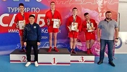 На всероссийском турнире в Биробиджане сахалинские самбисты завоевали две золотые медали