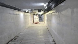 В «подземке» возле ж/д вокзала в Южно-Сахалинске завершили облицовку стен и укладку пола 