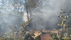 Здание без хозяев вспыхнуло в селе Сокол 19 сентября